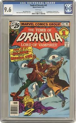 Buy Tomb Of Dracula #45 CGC 9.6 1976 1108795006 • 349.47£