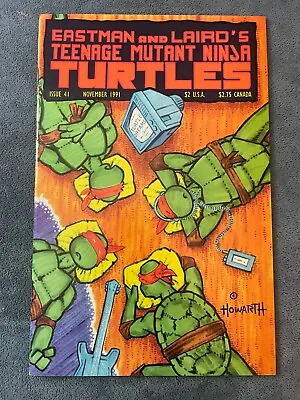 Buy Teenage Mutant Ninja Turtles #41 1991 Mirage Studios Comic Book TMNT BW VF+ • 8.15£