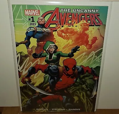 Buy Uncanny Avengers #1 Deadpool Wrap Cvr 1st Cameo Bubbles & Jules T Park Boys 🔑  • 3.10£