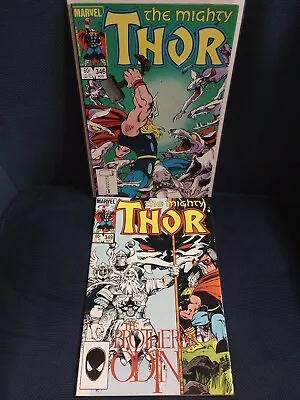 Buy THOR #346 + #349 (1984) NM Simonson Cover-Story-Art + Three 1st Apps/Odin Origin • 6.99£