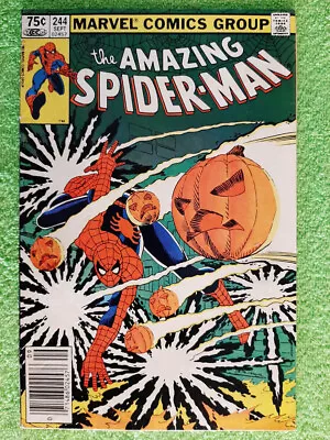 Buy AMAZING SPIDER-MAN #244 FN Newsstand Canadian Price Variant Key Hobgoblin RD5447 • 6.77£