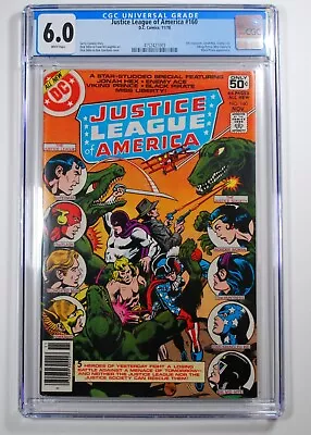 Buy Rare Justice League Of America #160 11/78 Cgc 6.0 White Pages! • 77.65£