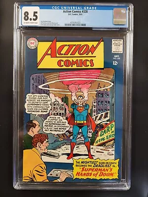 Buy Action Comics #328 8.5 CGC Sept 1965 Superman Hands Of Doom • 73.91£