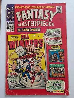 Buy Fantasy Masterpieces #10 Aug 1967 Fair/Good 1.5 All-Winners Squad • 4.99£