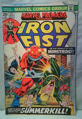 Buy Marvel Premiere Iron Fist Comics 24 5.0 • 1.56£