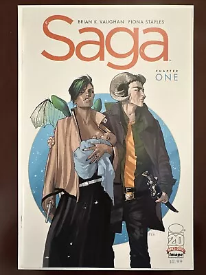 Buy Saga 1 Image Comics First Print Brian K Vaughn Fiona Staples 1st Issue 1st Print • 100.95£
