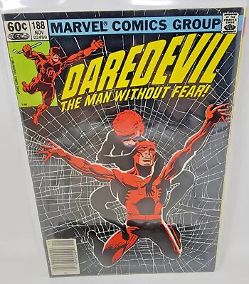 Buy Daredevil #188 Stone 1st Appearance *1982* Newsstand 8.0 • 4.88£