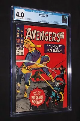 Buy Avengers 35 CGC 4.0 Ow To White Pages • 41.16£