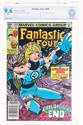 Buy Fantastic Four 245 CBCS 9.6 NEWSSTAND 1st Adult F Richards As Avatar 1982 Cgc • 45.82£
