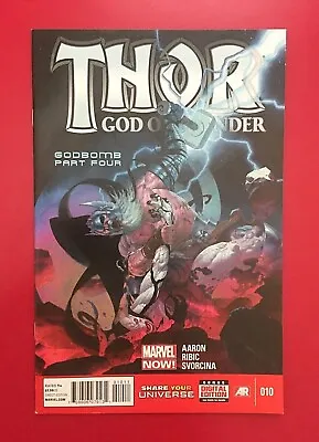 Buy THOR GOD OF THUNDER #10 (VFNM) ESAD RIBIC JASON AARON Marvel 2013 Avengers MCU • 19.03£