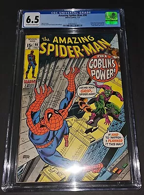 Buy Amazing Spider-Man #98, CGC 6.5  Drug Story Not Approved By Comics Code, 1971 • 61.35£
