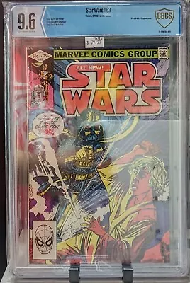 Buy Star Wars #63 1982 Direct Edition Comic Marvel CBCS 9.6 • 58.24£