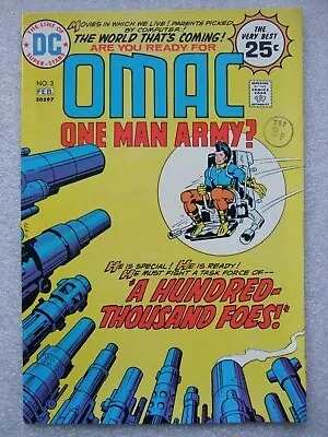 Buy OMAC (One Man Army Corps)  #3  (1975)   A Hundred Thousand Foes  By Jack Kirby. • 4.25£