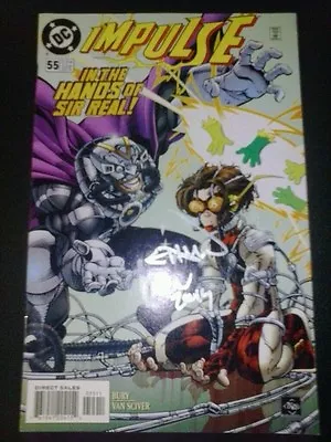 Buy Impulse #55 Ethan Van Sciver Convention Signed DC Comics Cool Super Rare • 12.13£
