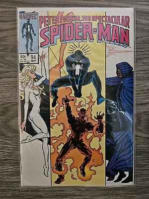 Buy Spectacular Spider-Man #94 1st Appearance Dr Ohnn The Spot Marvel Comics 1984 VF • 9.32£