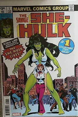 Buy SAVAGE SHE-HULK #1 FACSIMILE EDITION New Bagged And Boarded Marvel • 7.99£