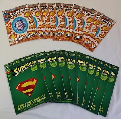 Buy Dealer's Lot Of Twenty Copies ~ ACTION COMICS #687 ~ Superman ~ Die-cut+normal • 15.49£