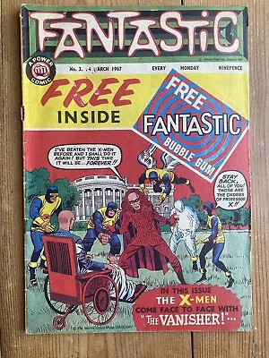 Buy Marvel Comics 1967: Fantastic #3, Silver Age Comic (UK) X-Men, Spiderman • 40£