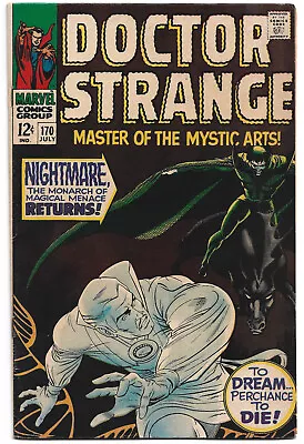 Buy Doctor Strange #170 VF 8.0 Silver Age Marvel Comic 1st Cover Of Nightmare  • 42.71£