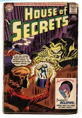 Buy House Of Secrets #61 Comic Book 1963-1st Eclipso-Mark Merlin- DC-G/VG • 174.74£