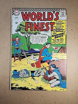 Buy 💥 World's Finest Comics #157 1966 Batman & Superman Sons Bat-Mite Jr. App • 30.33£