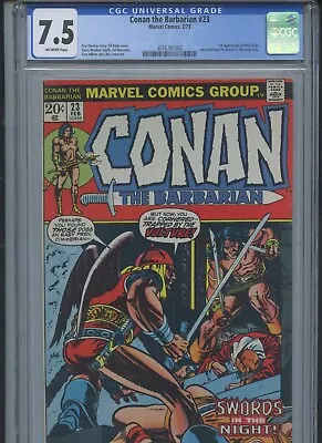 Buy Conan The Barbarian #23 1973 CGC 7.5 (1st App Of Red Sonja) • 100.96£