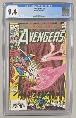 Buy Avengers #231 (1983) CGC 9.4!! Iron Man Leaves The Avengers!! • 35£