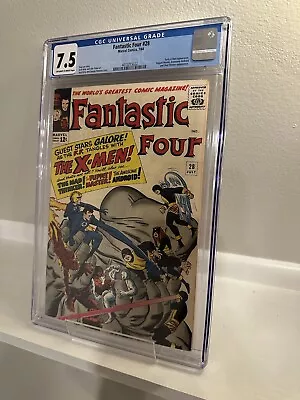 Buy Fantastic Four #28 CGC 7.5 OWTW (1964 Marvel Comics) • 504.80£