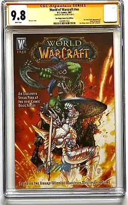 Buy World Of Warcraft Jim Lee Signed Ashcan CGC SS 9.8  2007 SDCC 1st WoW Comic • 737.78£