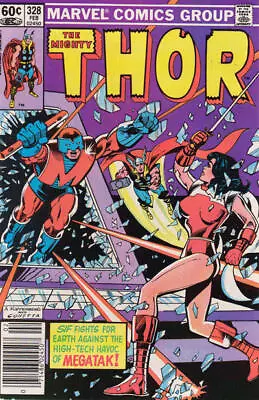 Buy Thor #328 (Newsstand) FN; Marvel | 1st Appearance Megatak - We Combine Shipping • 3.87£