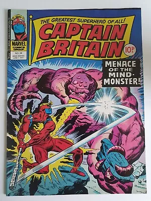 Buy Captain Britain #34 June 1977  An Odyssey Of The Mind!  • 4£