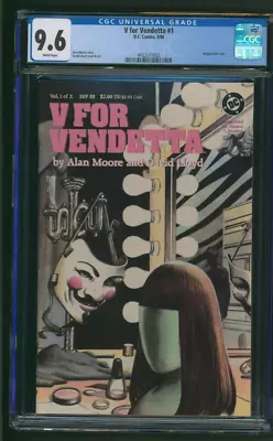 Buy V For Vendetta #1 CGC 9.6 DC Comics 1988 • 73.78£