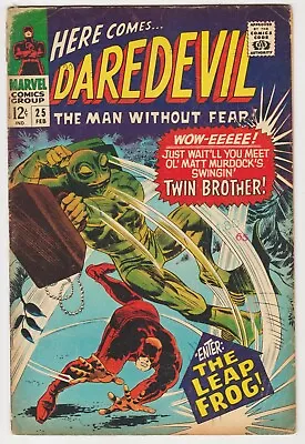 Buy Daredevil #25 Silver Age 1967 The Leap Frog -c Gene Colan-frank Giacoia -c • 19.41£