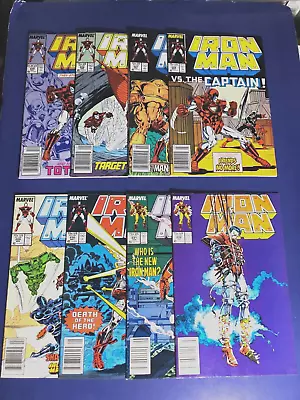 Buy Iron Man # 225 - 232 (1987) All NEWSSTAND Issues Full Armor Wars Run Movie VF+ • 59.02£