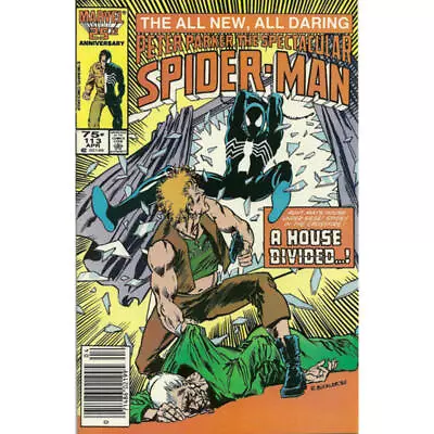 Buy Spectacular Spider-Man #113 Newsstand  - 1976 Series Marvel Comics NM Minus [l, • 4.95£