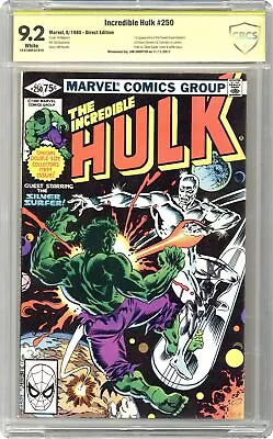 Buy Incredible Hulk #250 CBCS 9.2 SS Shooter 1980 18-07BDF33-070 • 143.67£