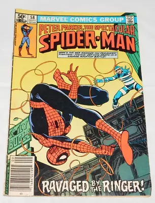 Buy MARVEL COMICS GROUP PETER PARKER, THE SPECTACULAR SPIDER-MAN 58 Sept 1981 • 3.88£