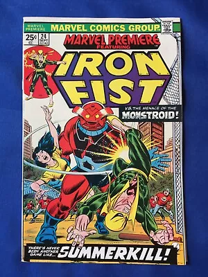 Buy Marvel Premiere #24 FN (6.0) MARVEL ( Vol 1 1975) Iron Fist (4) • 14£