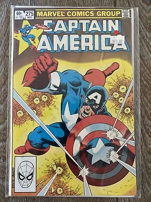 Buy 1982 Marvel Comics Captain America Issue Number 275 • 14.75£