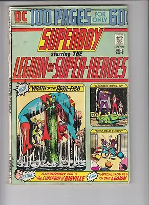 Buy Superboy (1st Series) #202 FAIR; DC | Low Grade - Legion Of Super-Heroes 100 Pag • 4.64£