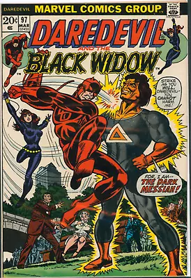 Buy Daredevil #97 Marvel 1973 1st Appearance Of Dark Messiah VF • 23.29£