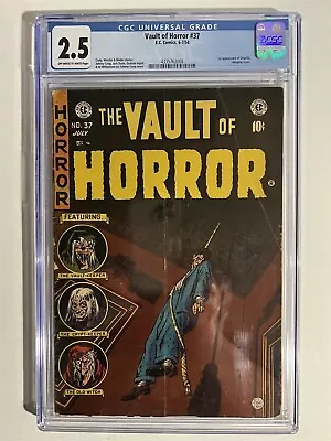 Buy Vault Of Horror #37 Ec Comics Golden Age 1954 Cgc 2.5 Graded! Pre Code Horror! • 339.37£