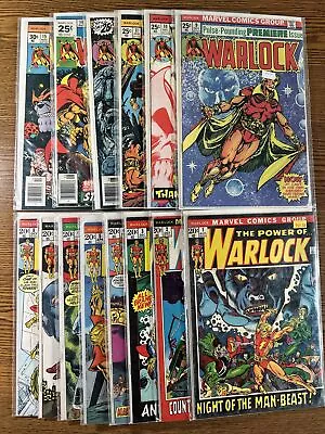 Buy Warlock #1-15 1972 Marvel Comic COMPLETE Lot Run Set Bronze Age Comics VG-VF • 232.97£