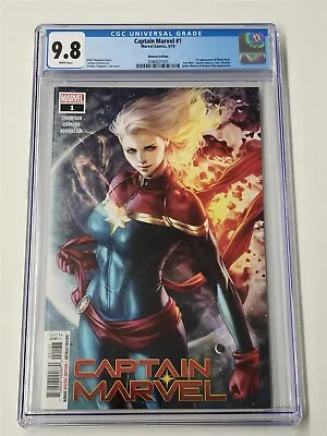 Buy Captain Marvel (2019) #1 - CGC 9.8 - Artgerm Cover - Walmart Variant • 82.94£