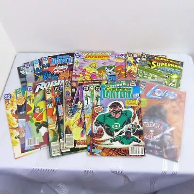 Buy 19pc Lot Vintage 1990's DC Comic Books Newsstand High-Grade Superman Batman • 19.42£