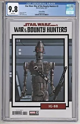 Buy Star Wars War Of The Bounty Hunters #3 Cassaday IG-88 Variant CGC 9.8 • 34.95£