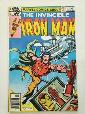 Buy The Invincible Iron Man #118 / 1979 FN+ 6.5  1st App James   Rhodey  Rhodes  • 14.75£