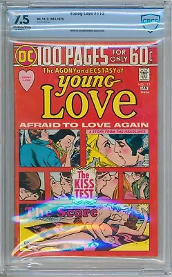 Buy Young Love 113 CBCS Graded 7.5 VF- DC Comics 1975 • 65.97£