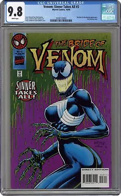 Buy Venom Sinner Takes All #3 CGC 9.8 1995 2026172003 1st App 'She-Venom' • 182.50£