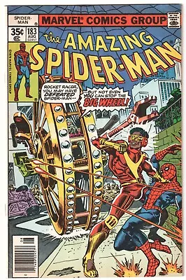 Buy Amazing Spider-Man #183 ~ Big Wheel Rocket Racer Terrible Tinkerer ~ Marvel 1978 • 3.88£